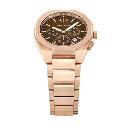 Armani Exchange Rafael Brown Dial Chronograph Analog Men Watch AX4188