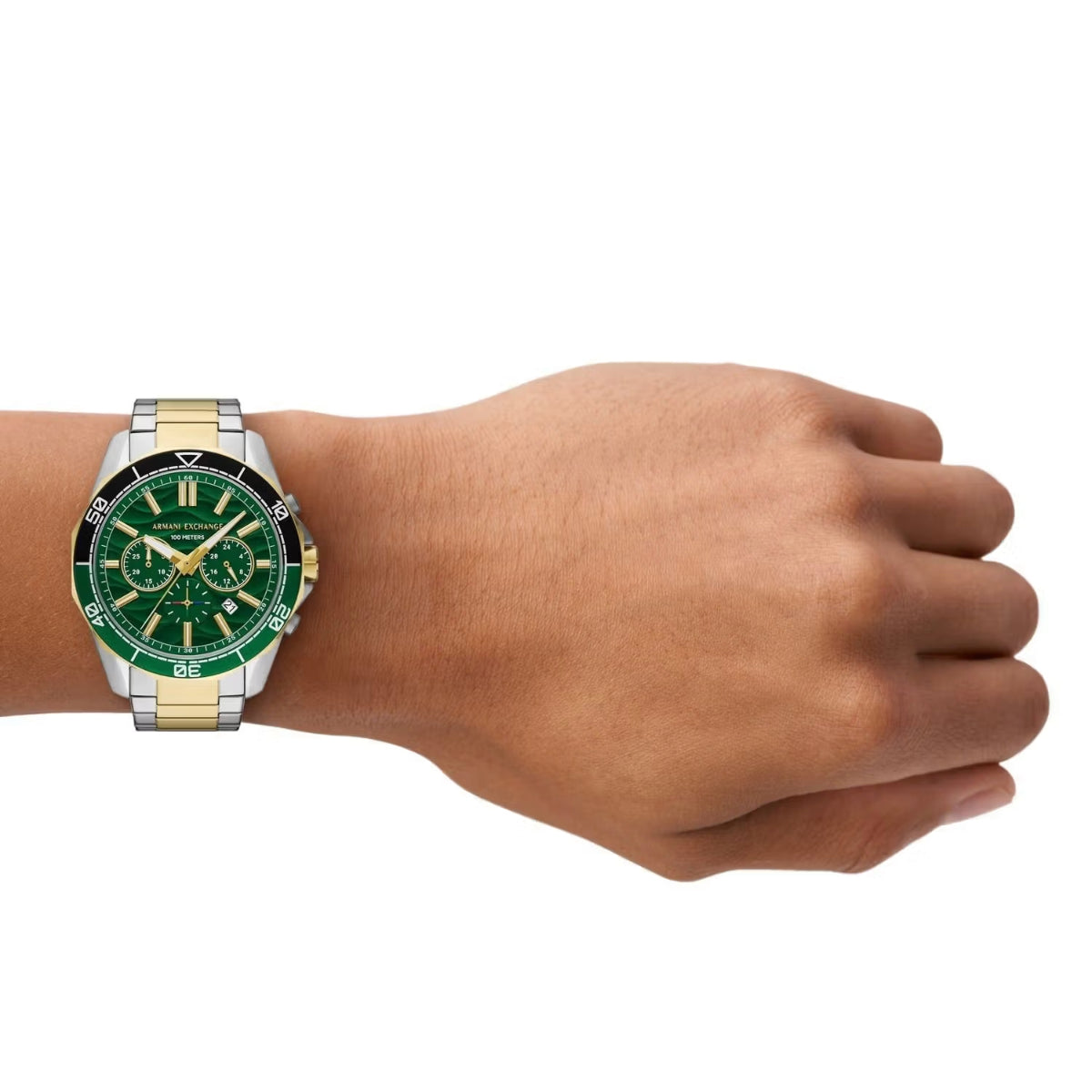 Armani Exchange Quartz Green Dial Round Analog Men's AX1966