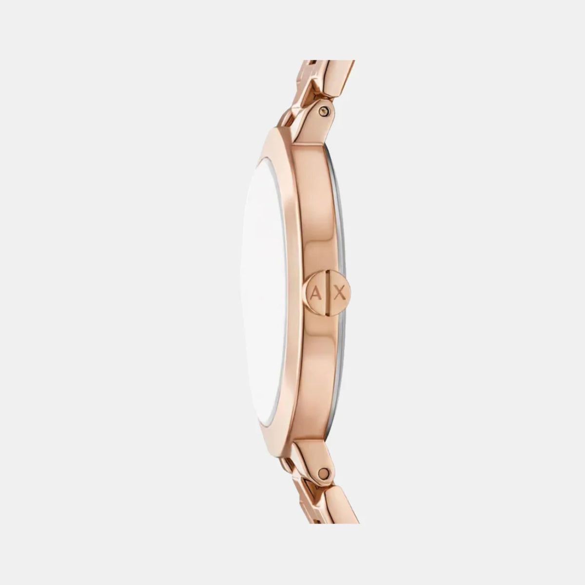 Armani Exchange Two-Hand Rose Gold-Tone Women Watch AX5177