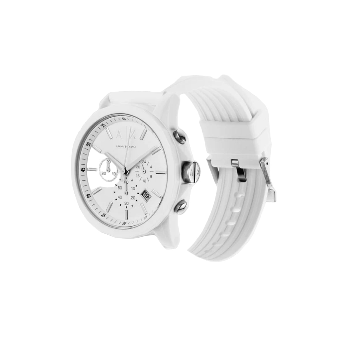 Armani Exchange Quartz White Dial Chronograph Men's Watch AX1325
