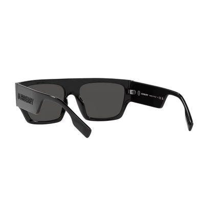 Burberry B. Logo Square Sunglasses for Men, Grey Lens – 0BE4397U30018758