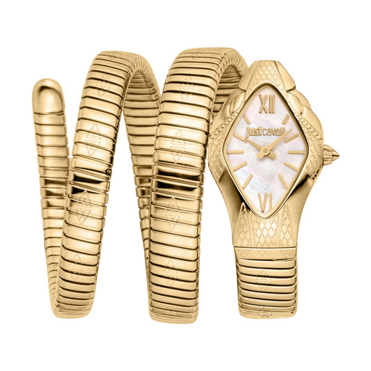Just Cavalli Cristallo Mother of Pearl Dial Analog Women Watch JC1L307M0025