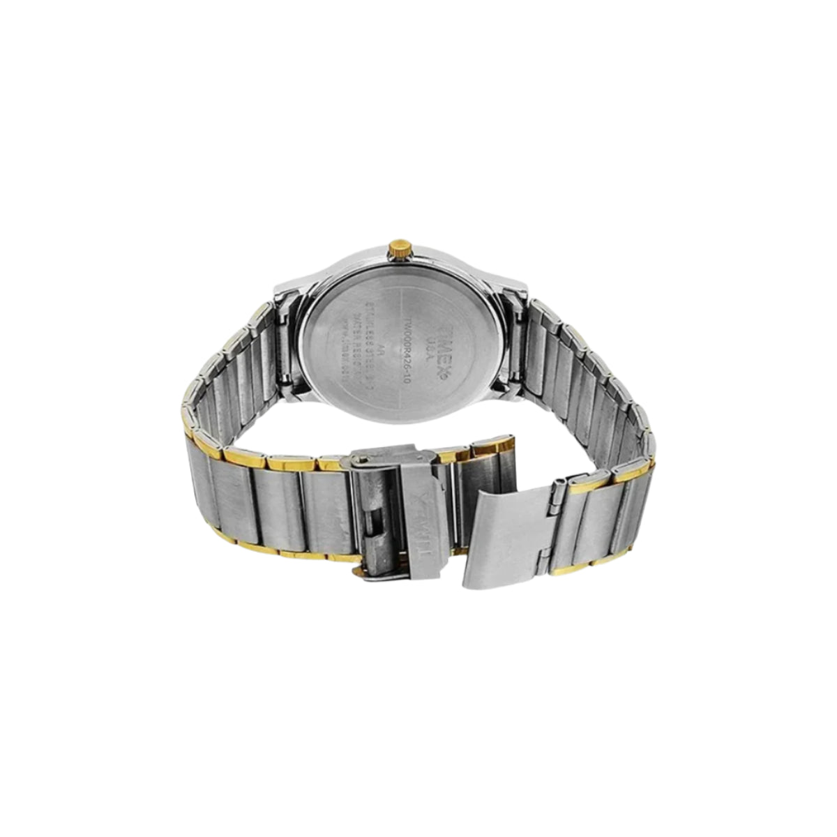 Timex Men's Beige Analog Stainless Steel Watch TW000R426