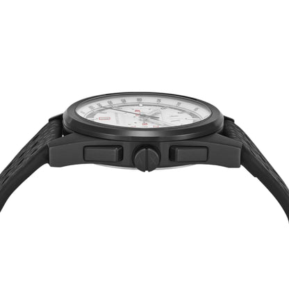 Armani Exchange Quartz Grey Dial Chronograph Rubber Strap Men Watch AX2865