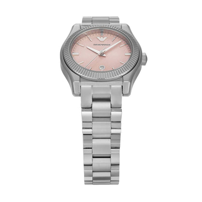 Emporio Armani Quartz With Date Pink Dial Analog Women Watch AR11658