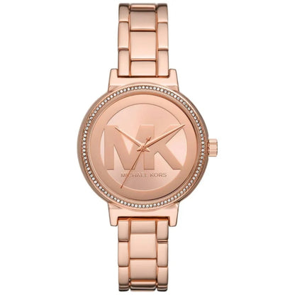 MKO1052 Michael Kors | Sofie Three-Hand Rose Gold-Tone St Steel Watch (Women)