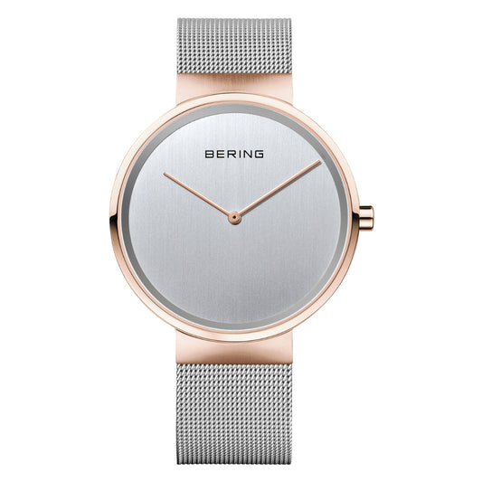 Bering Classic Silver Dial Analog Stainless Steel Women Watch 14539-060