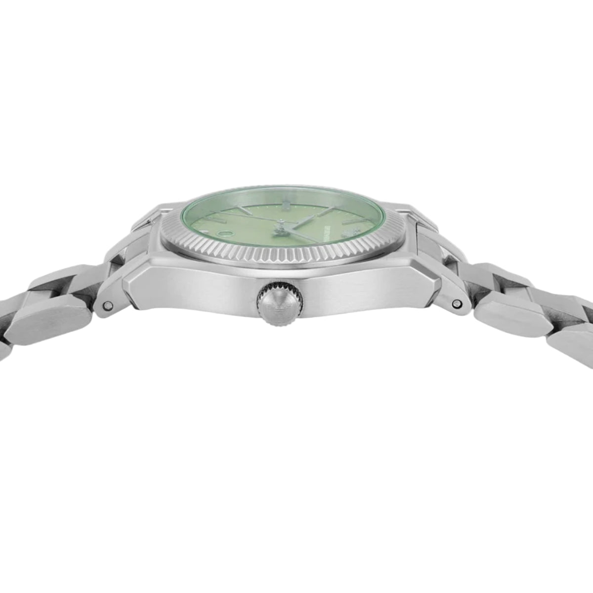 Emporio Armani Quartz Green Dial Analog Stainless Steel Women Watch AR11656