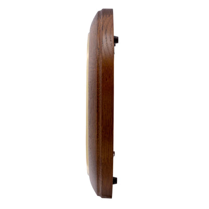 Seiko Wall Clock Oak Wood clock with sub-second hand QXA432BN