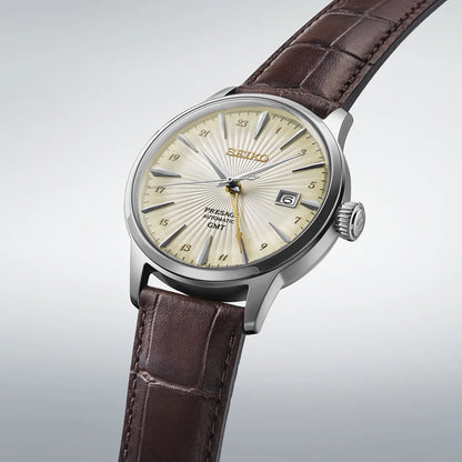 SEIKO Presage ‘Rusty Nail’ Cocktail Time GMT Men Watch SSK041J1