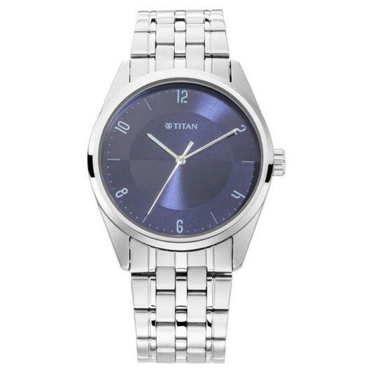 Titan Men's Eleganza Lumina Black Luminous Dial Men Watch NS1729SM05