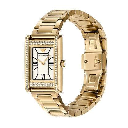 Emporio Armani Quartz White Dial Analog Women Watch AR11659