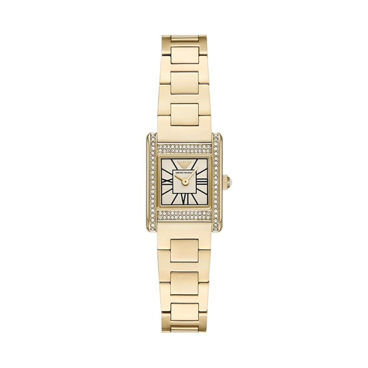 Emporio Armani Genni White Rectangular Dial Women Watch AR11663
