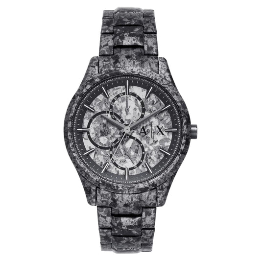 Armani Exchange Grey Dial Multi-Function Stainless Steel Men Watch AX1885