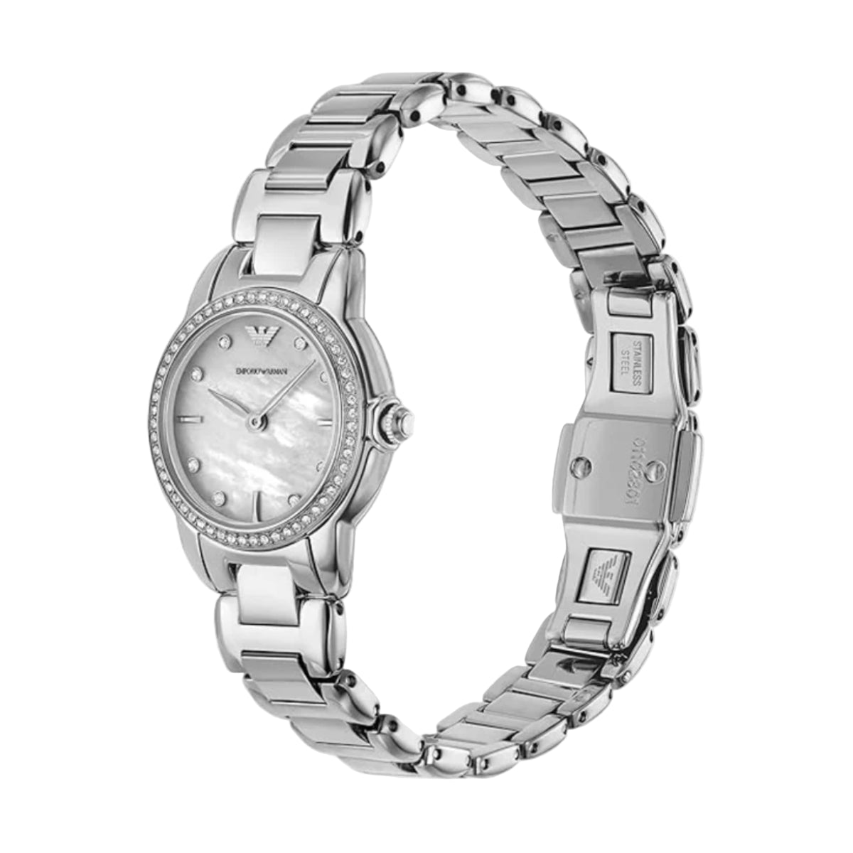 Emporio Armani Mother Of Pearl Dial Analog Women Watch AR11669