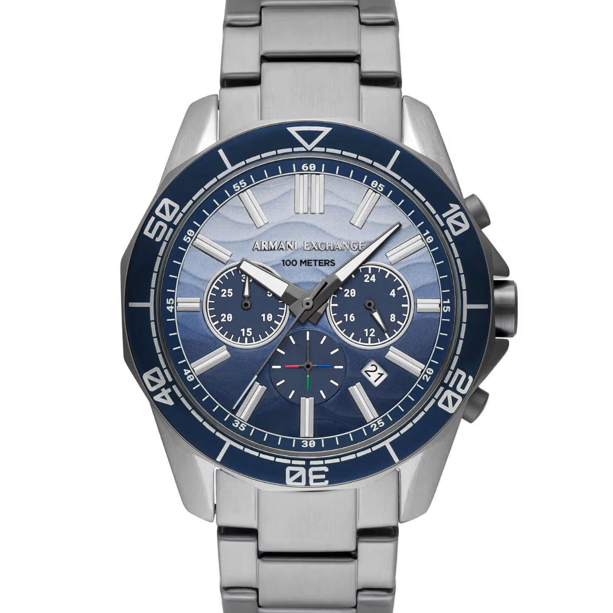 Armani Exchange Quartz Blue Round Dial Analog Men's Watch AX1967