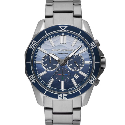 Armani Exchange Quartz Blue Round Dial Analog Men's Watch AX1967