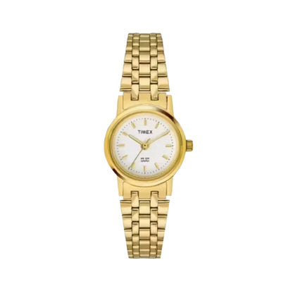 Timex Classics Women's  3 Hand White Dial Round Watch B303