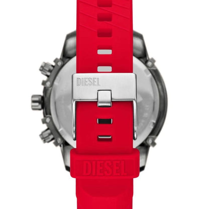 Diesel Griffed Black Dial Chronograph Men's Watch With Bracelet DZ4673SET