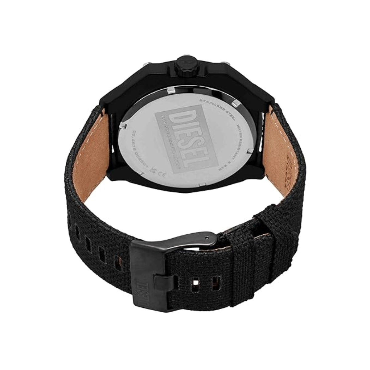 Diesel Framed Solar-Powered Blue Round Dial Analog Men's Watch DZ4679