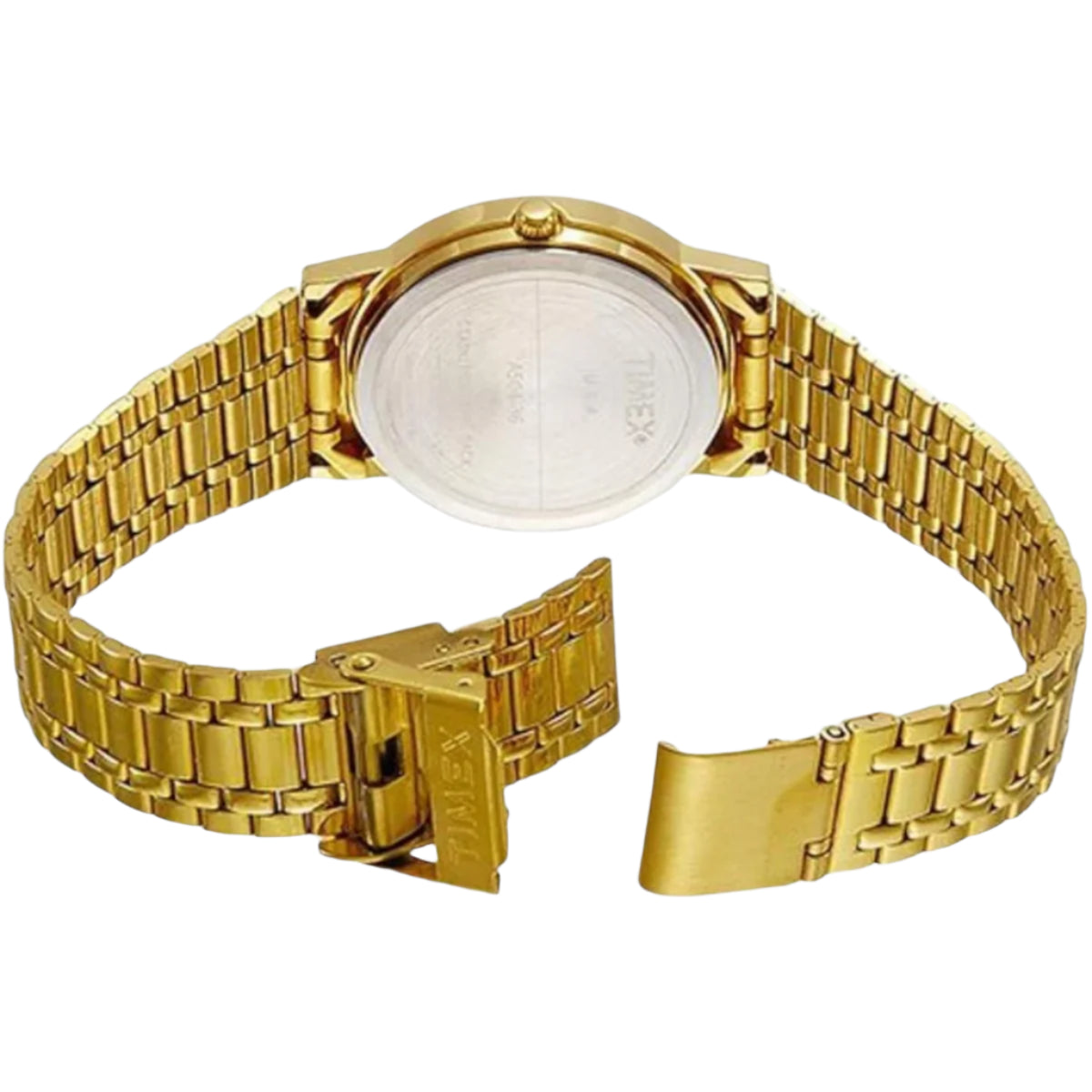 Timex Men's Champagne Analog Stainless Steel Watch A504
