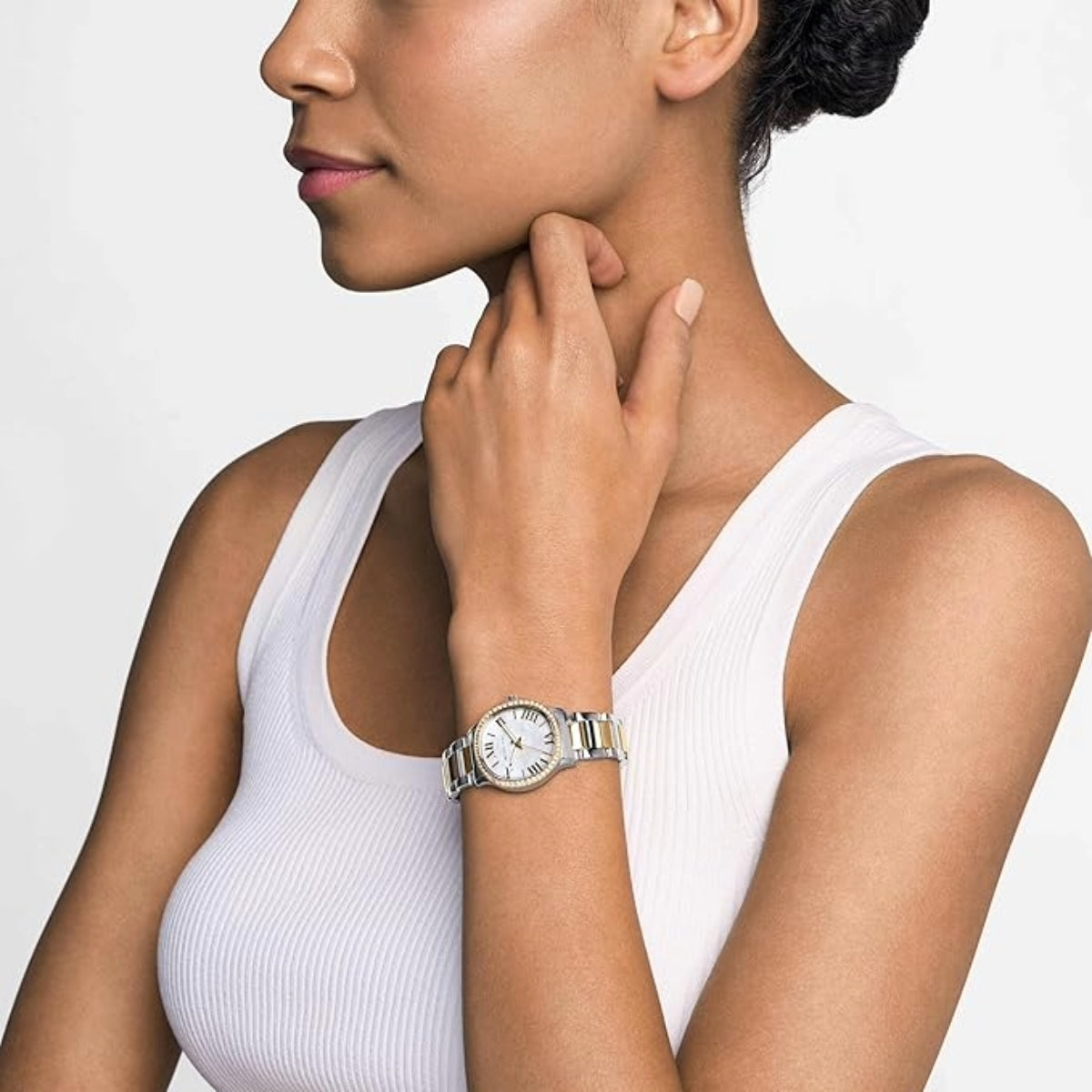 Michael Kors Sage Quartz Mother of Pearl Dial Watch For Women MK4910