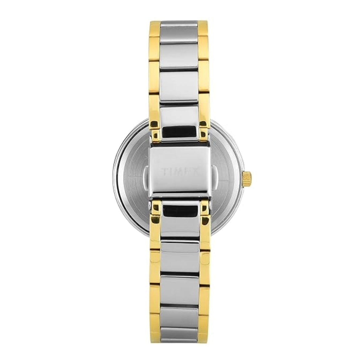 Timex Quartz Champagne Round Dial Analog Women's Watch - TWEL18711