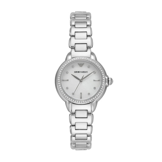 Emporio Armani Mother Of Pearl Dial Analog Women's Watch AR11596