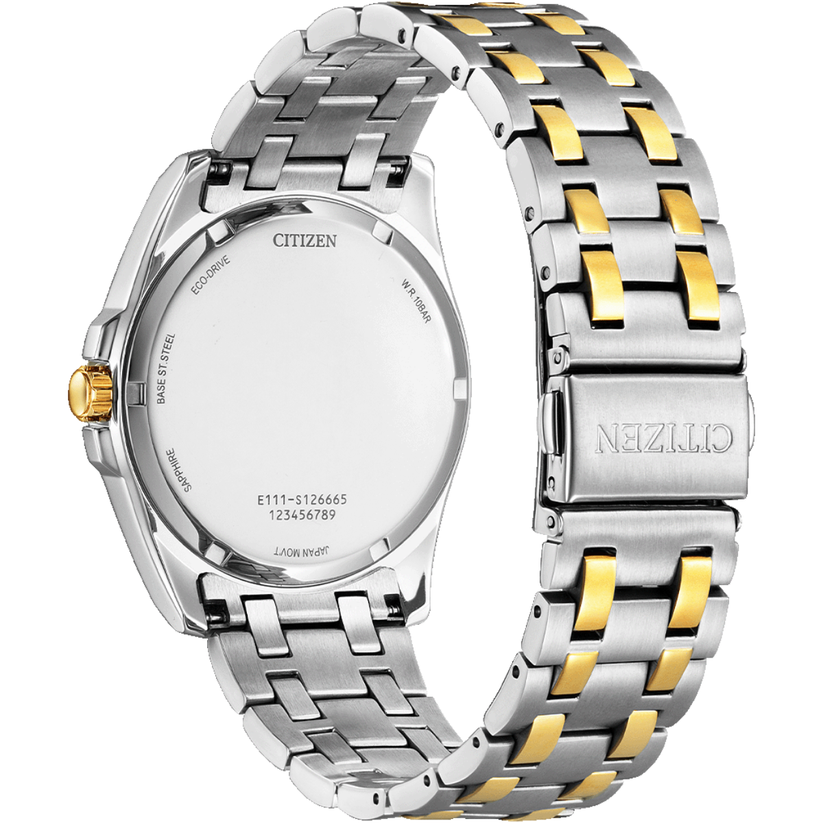 Citizen Eco-Drive Silver Dial Analog With Stainless Steel Men Watch - BM7534-59A
