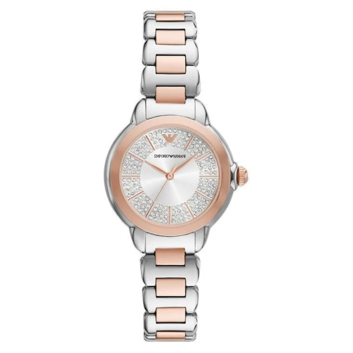 Emporio Armani Three-Hand Two-Tone Stainless Steel Women Watch AR11643