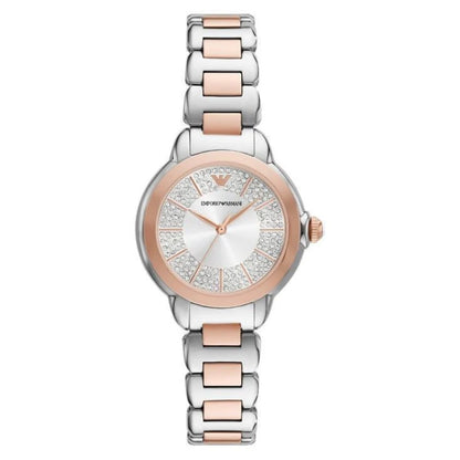 Emporio Armani Three-Hand Two-Tone Stainless Steel Women Watch AR11643
