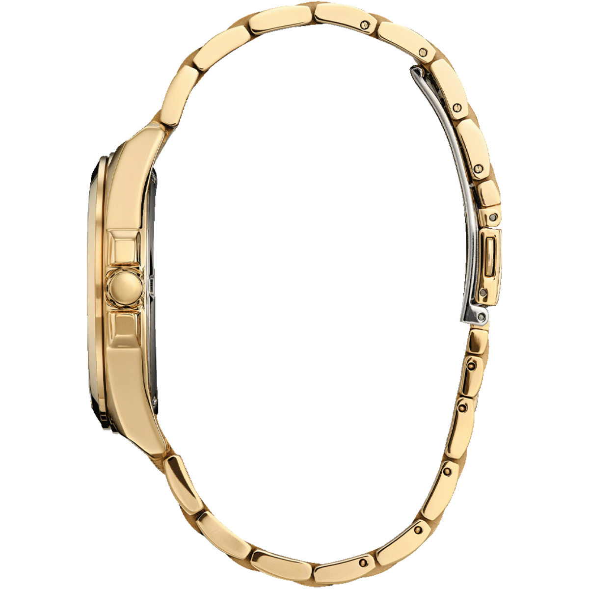 Citizen Eco-Drive Gold Dial Analog With Stainless Steel Men Watch BM7532-54P