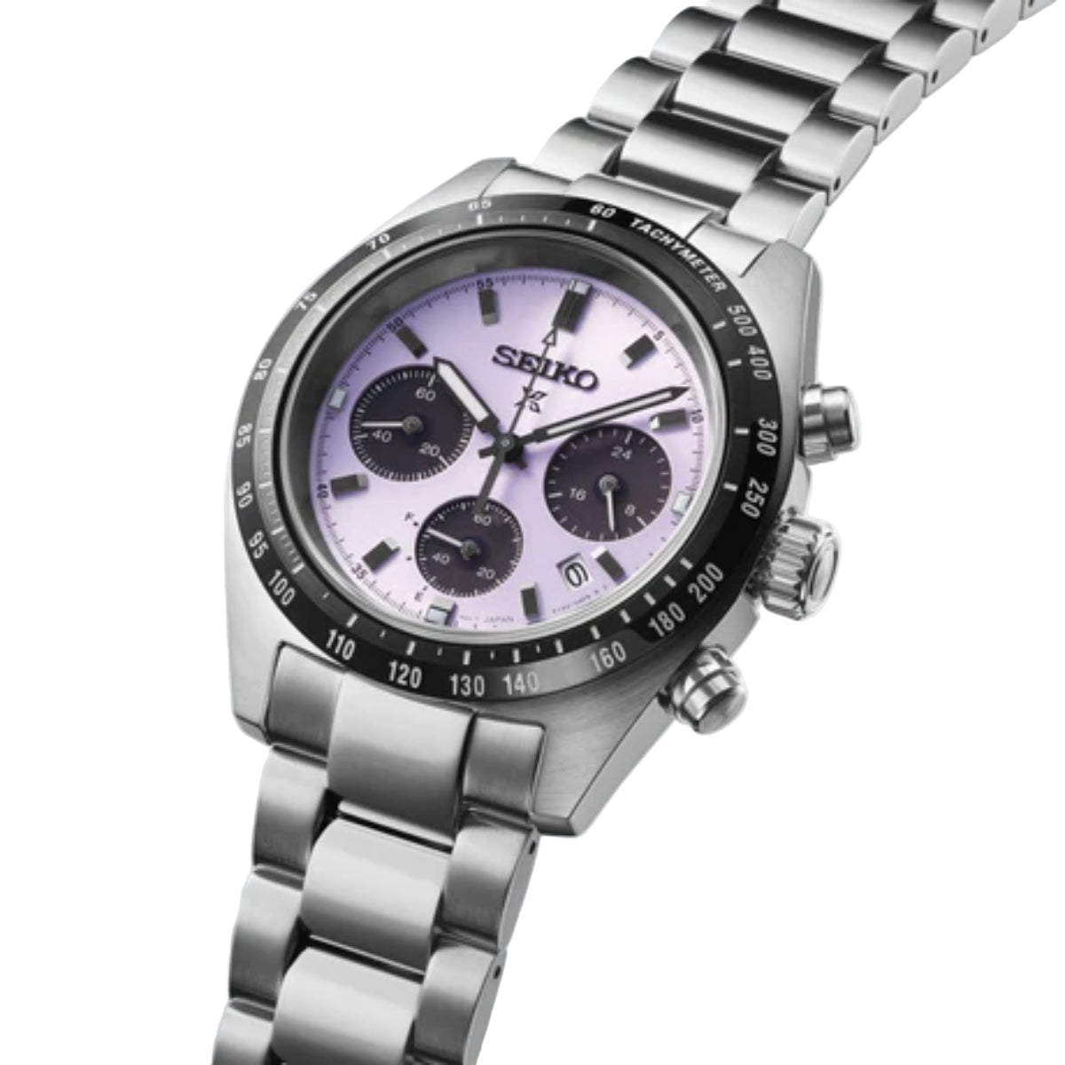 Seiko Prospex Speedtimer Panda Dial Solar Men's Watch SSC955P1