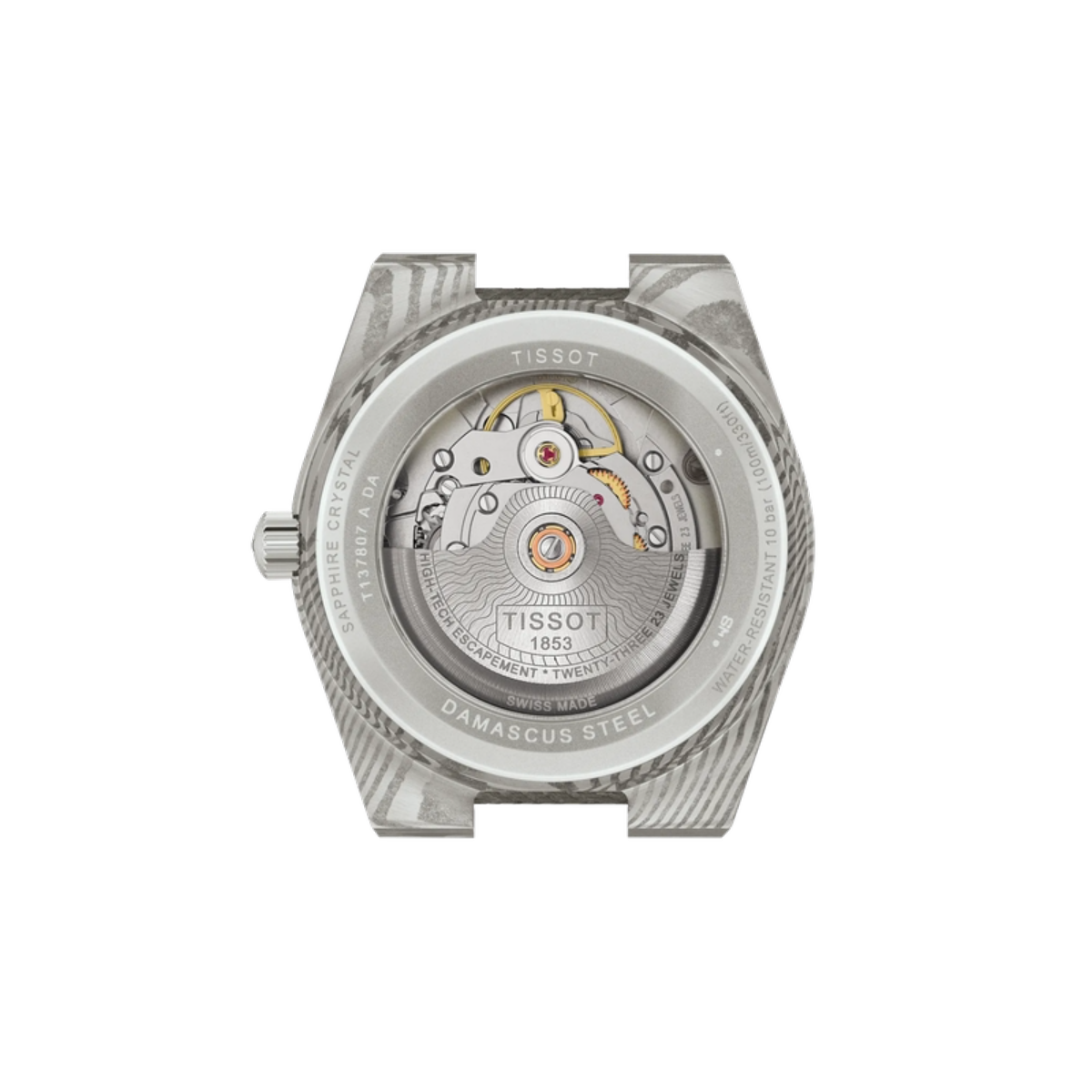 Tissot PRX Damascus Steel Automatic Analog Unisex Watch T1378079608100