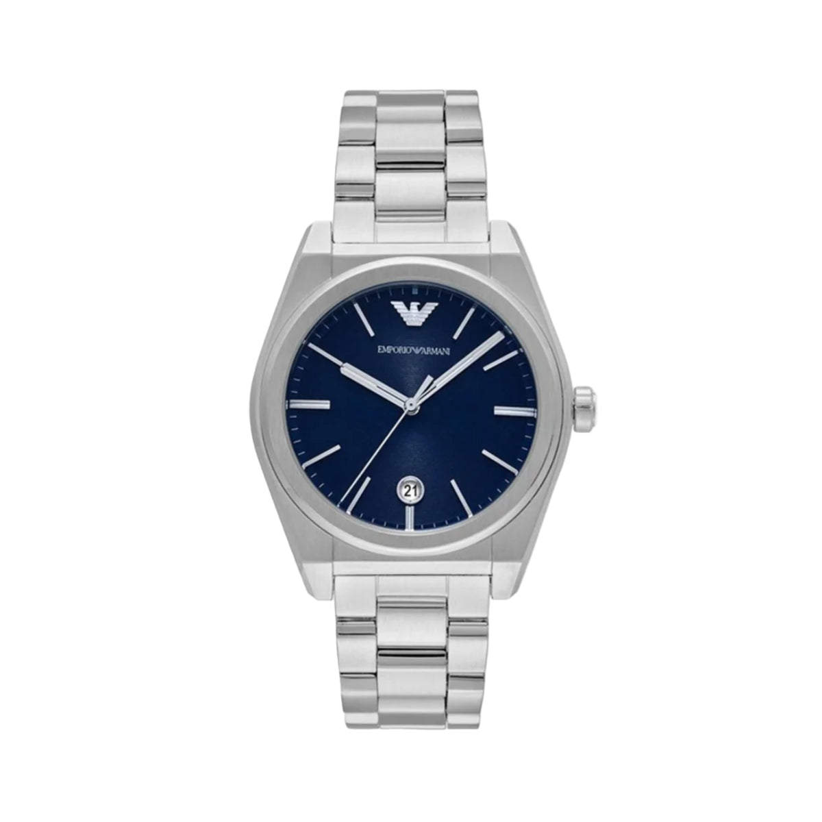 Emporio Armani Quartz Blue Dial Analog Stainless Steel Men Watch AR11620