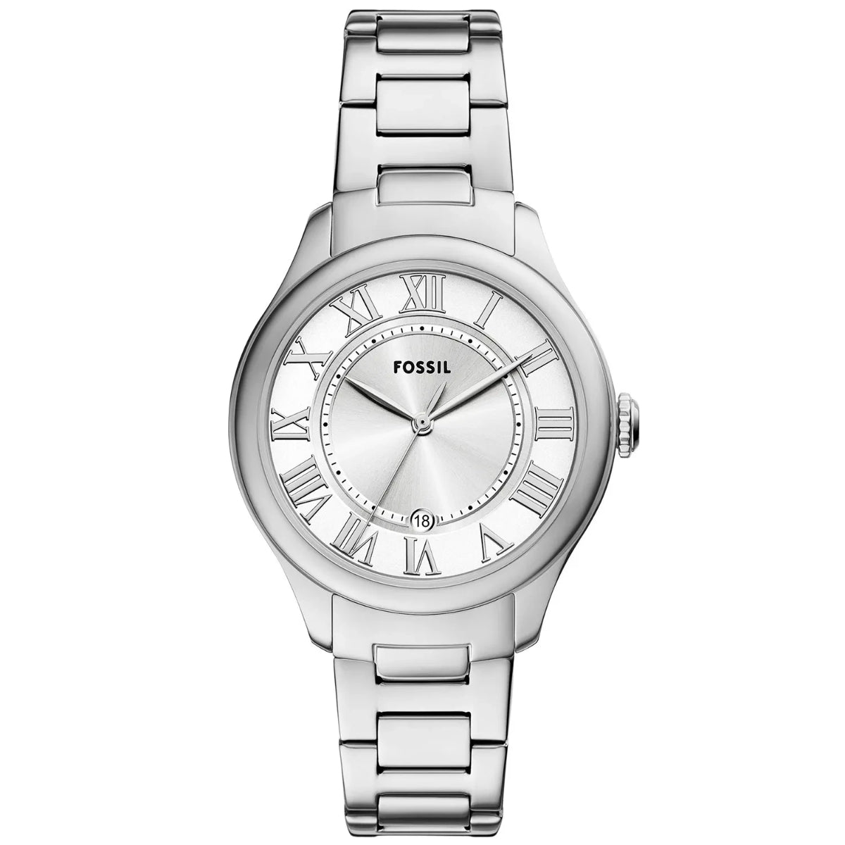 Fossil Gilmore Quartz Silver Dial Analog Stainless Steel Women's Watch ES5393