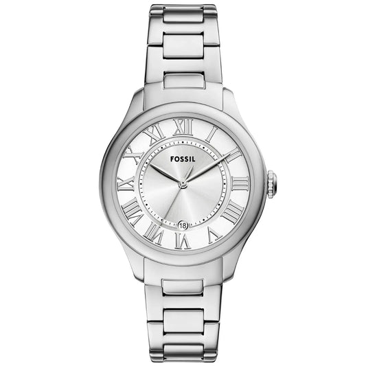 Fossil Gilmore Quartz Silver Dial Analog Stainless Steel Women's Watch ES5393