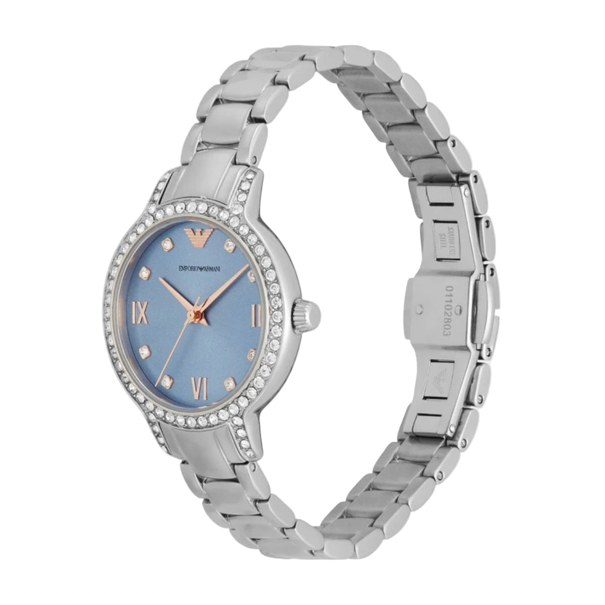 Emporio Armani Quartz Blue Dial Analog Watch For Women AR11585