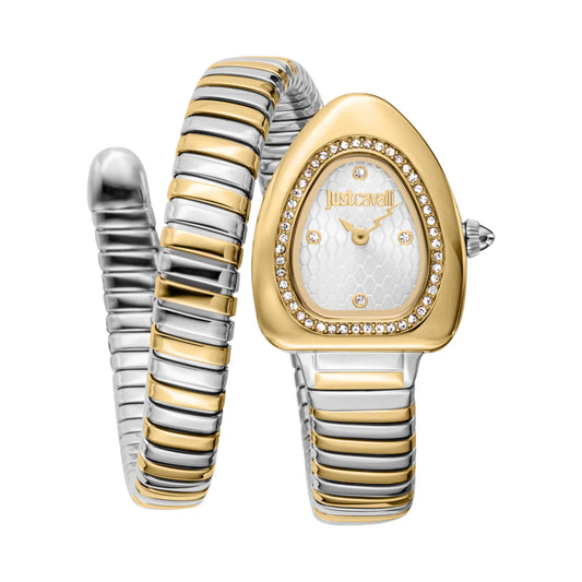 JUST CAVALLI Women Silver Dial Quartz Watch JC1L249M0055