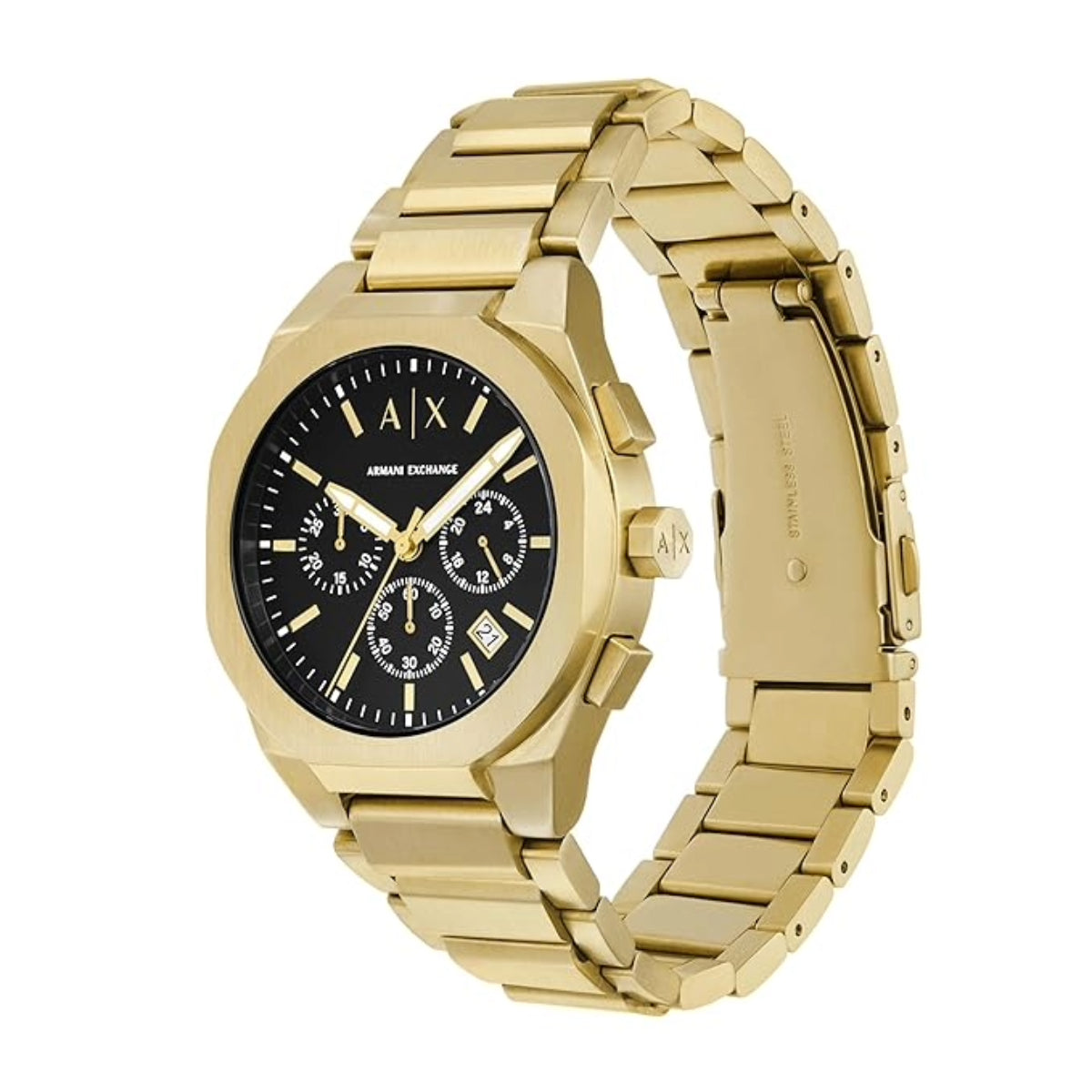 Armani Exchange Rafael Black Dial Chronograph Analog Men's AX4180
