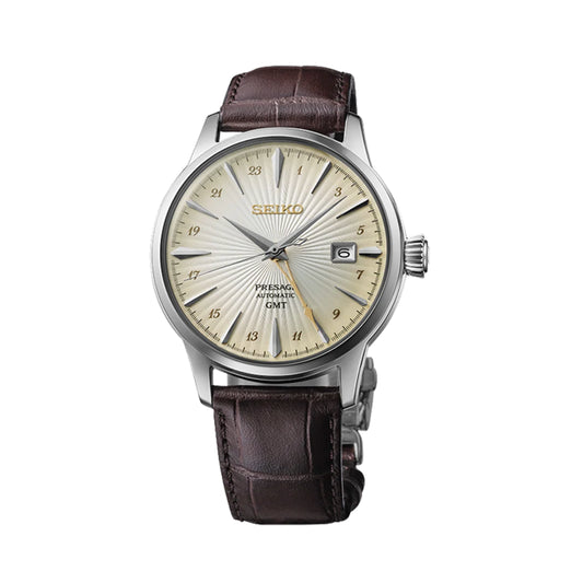 SEIKO Presage ‘Rusty Nail’ Cocktail Time GMT Men Watch SSK041J1