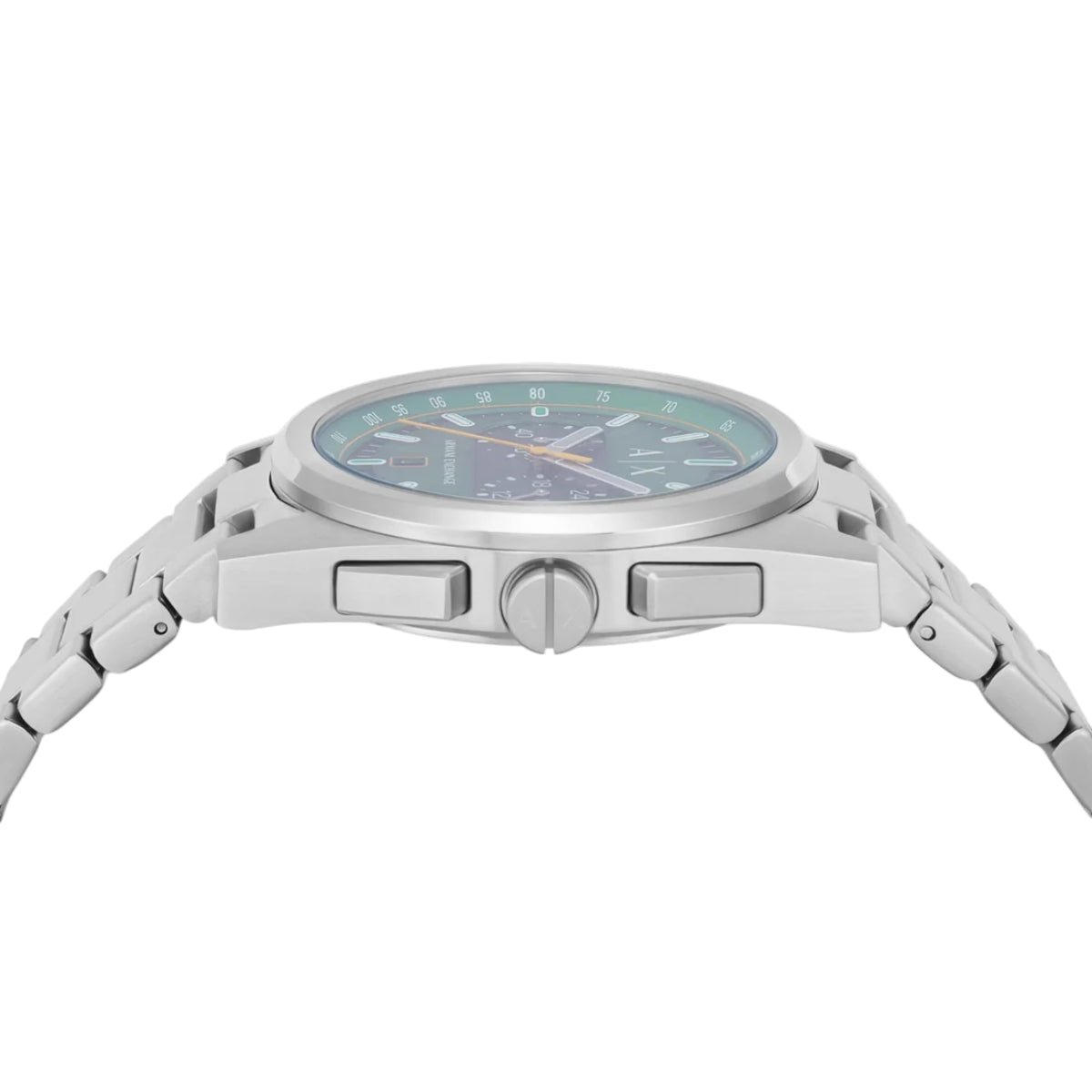 Armani Exchange Quartz Green Dial Chronograph Stainless Steel Men Watch AX2862