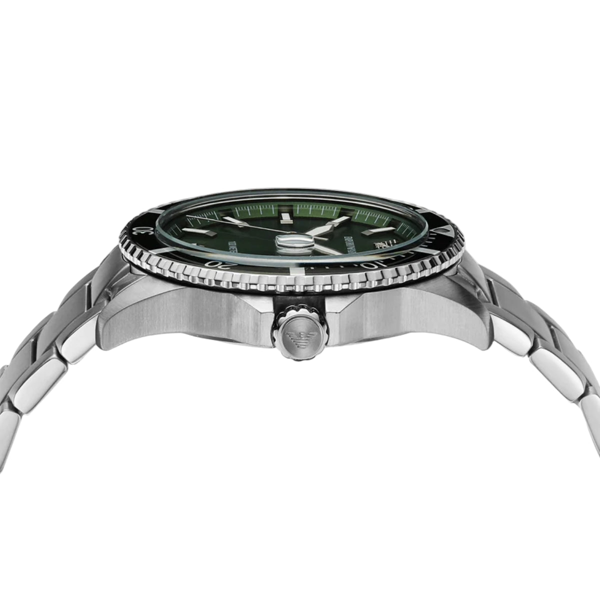 EMPORIO ARMANI Diver Green Dial Analog Men's Watch AR11338