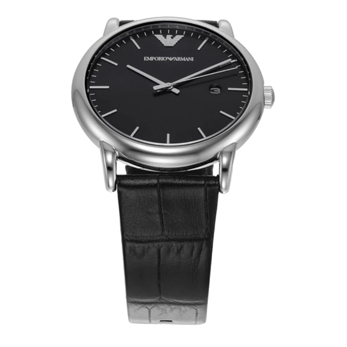 Emporio Armani Luigi Black Round Dial Analog Men Watch AR2500