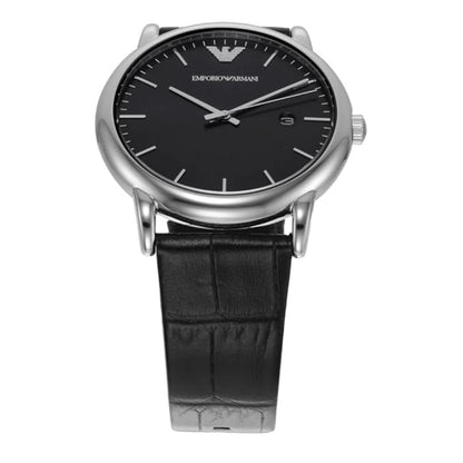 Emporio Armani Luigi Black Round Dial Analog Men Watch AR2500