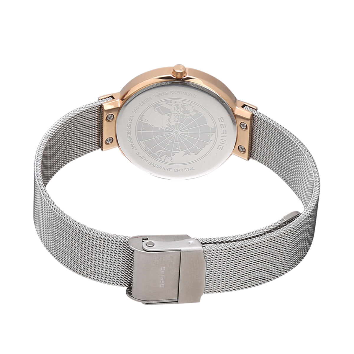 Bering Classic Silver Dial Analog Stainless Steel Women Watch 14539-060