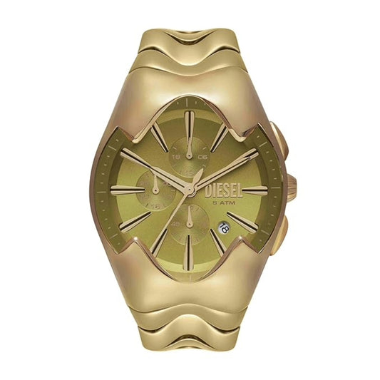 Diesel Mercurial Gold Dial Chronograph Stainless Steel Men's Watch DZ4681