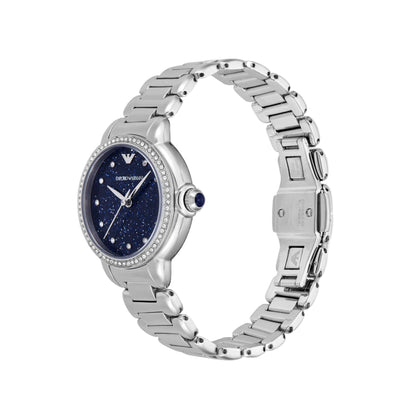 Emporio Armani Quartz Blue Dial Analog Watch For Women AR11630