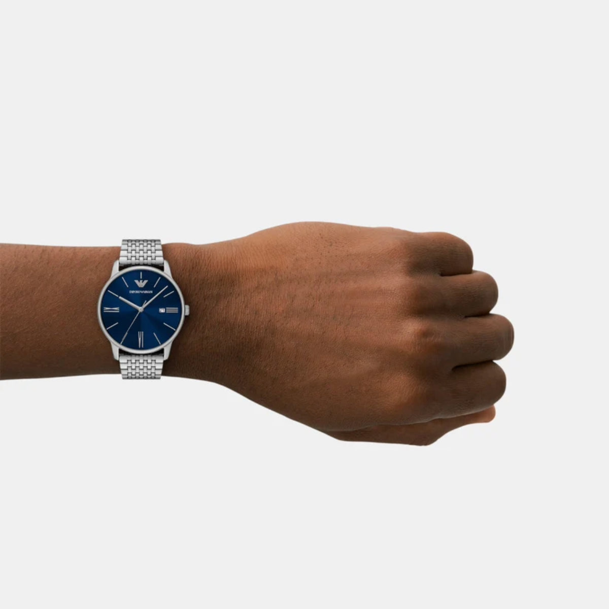 Emporio Armani Blue Round Dial Analog Watch For Men AR11674