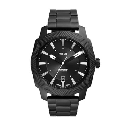Fossil Machine Quartz Black Dial Analog Watch For Men's FS5971